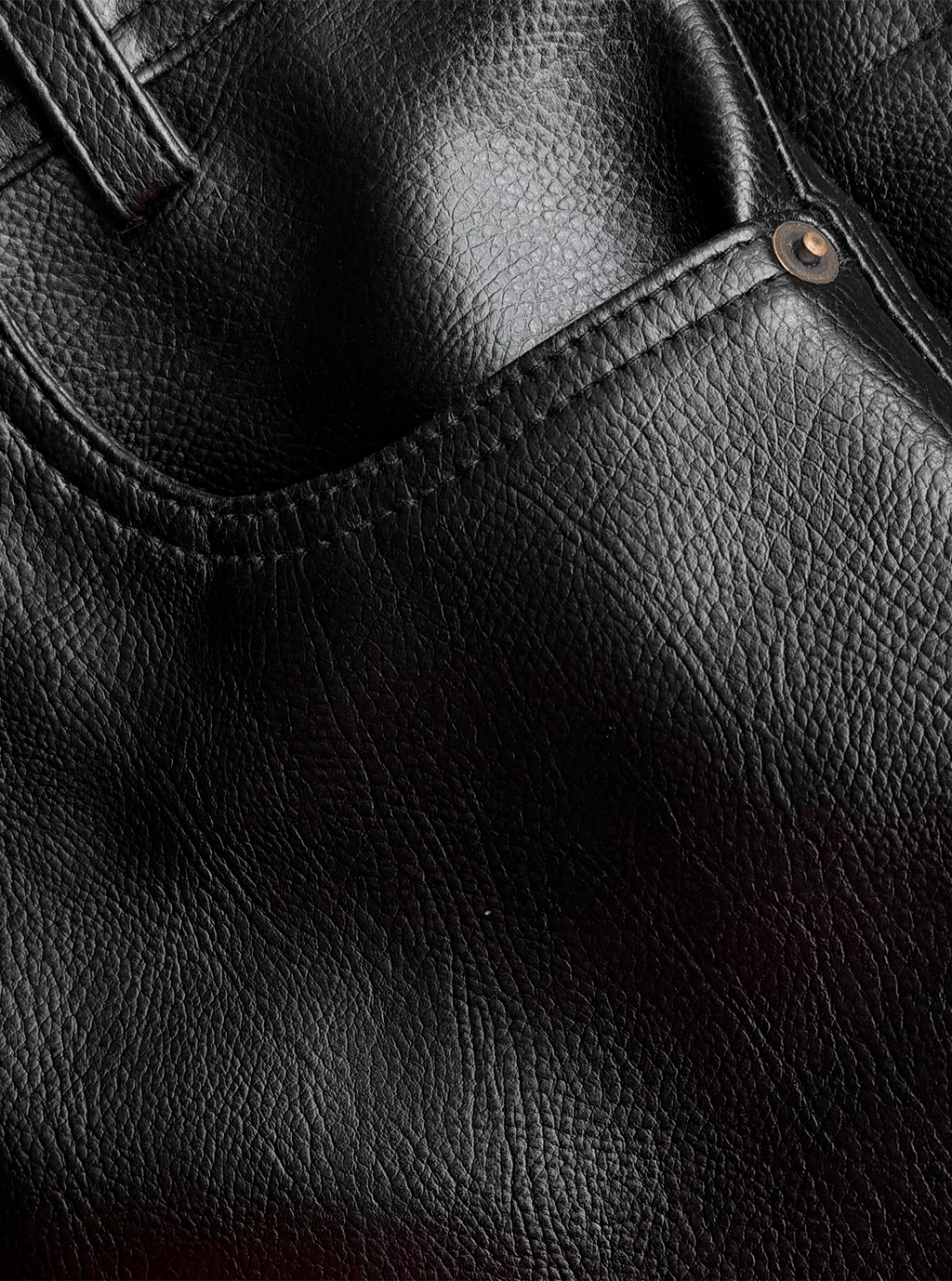 black leather pants