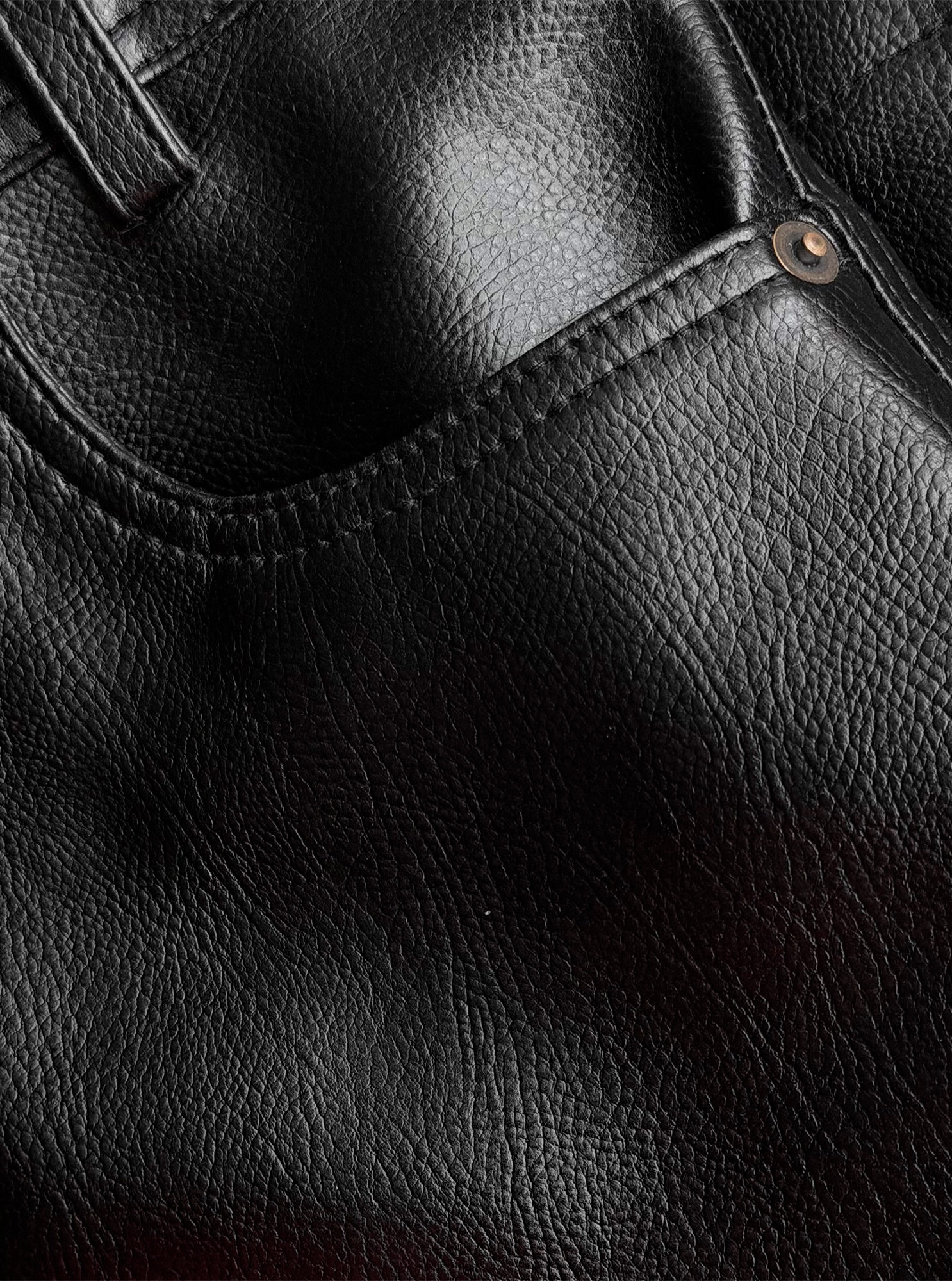 black leather pants